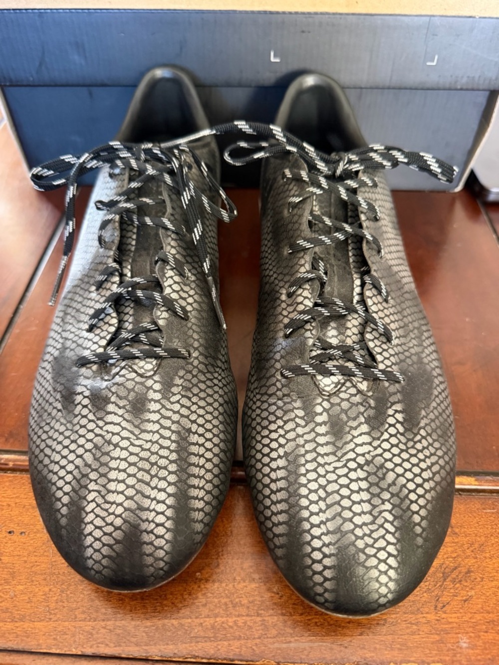 Adidas  Adizero Black Textured Lace-Up Sneakers